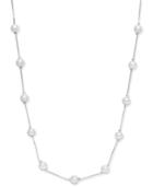 Charter Club Silver-tone Imitation Pearl Long Necklace, Created For Macy's