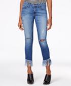 Flying Monkey Oceanside Ripped Fringe Jeans