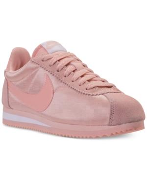 Nike Women's Classic Cortez Nylon Casual Sneakers From Finish Line