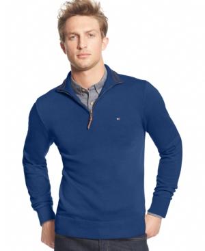 Tommy Hilfiger Signature Solid Quarter-zip Sweater