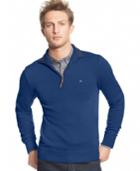 Tommy Hilfiger Signature Solid Quarter-zip Sweater