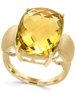 Effy Lemon Quartz Statement Ring (12-3/4 Ct. T.w.) In 14k Gold