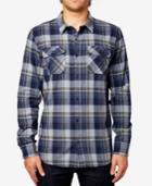 Fox Men's Trail Dust Plaid Long-sleeve Flannel Shirt