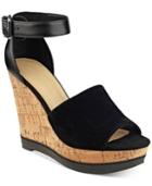 Marc Fisher Hillory Two-piece Platform Wedge Sandals Women's Shoes