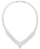 Swarovski Silver-tone Crystal 14-7/8 Statement Necklace