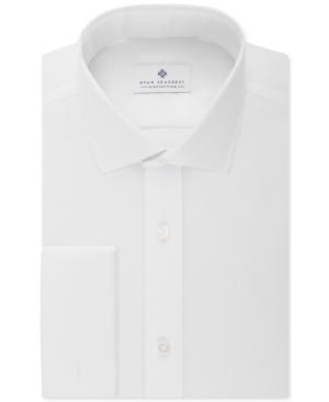 Ryan Seacrest Distinction Slim-fit Non-iron Ultimate White French Cuff Dress Shirt, Created For Macy's