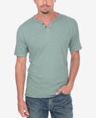 Lucky Brand Men's Short Sleeve Notch Neck Knit T-shirt