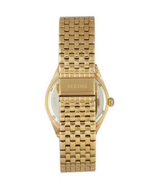 Bertha Quartz Ericka Collection Gold Stainless Steel Watch 38mm