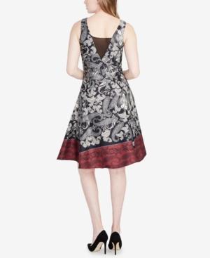Rachel Rachel Roy Paisley-print A-line Dress, Created For Macy's