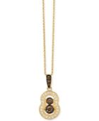 Le Vian Chocolatier Chocolate Deco Diamond Pendant Necklace (1/3 Ct. T.w.) In 14k Gold