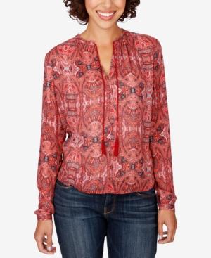 Lucky Brand High-low Peasant Top