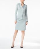 Le Suit Petite Three-button Skirt Suit