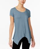 Rebellious One Juniors' Handkerchief-hem T-shirt