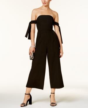 Endless Rose Off-the-shoulder Wide-leg Jumpsuit