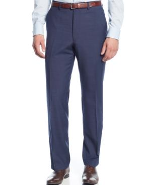 Alfani Red Mid Blue Slim-fit Pants