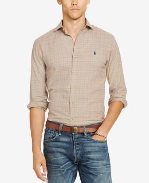 Polo Ralph Lauren Men's Slim-fit Check Twill Shirt