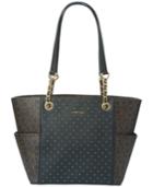 Calvin Klein Hayden Studded Signature Large Tote Bag