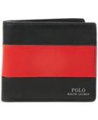 Polo Ralph Lauren Men's Striped Pieced Leather Billfold