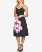 Cece Floral-print Fit & Flare Dress