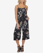 1.state Floral-print Gaucho Jumpsuit