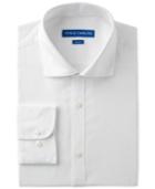 Vince Camuto Slim-fit White Textured Dobby Dress Shirt