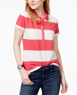 Tommy Hilfiger Rugby Striped Polo Shirt, Only At Macy's