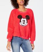 Jerry Leigh Juniors' Mickey Mouse Sequin Plush Sweatshirt