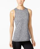 Ideology Heathered Keyhole-back Tank Top, Only At Macy's
