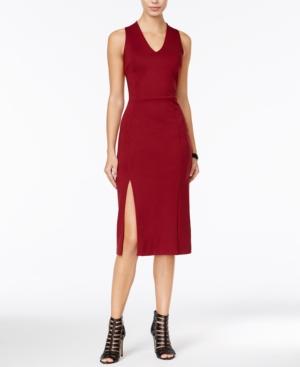 Armani Exchange V-neck Sheath Dress