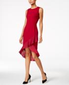 Ivanka Trump Ruffled High-low Dress