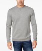 Tasso Elba Men's Big And Tall Colorblocked Stripe Sweatshirt, Created For Macy's