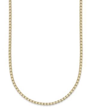 Giani Bernini 24k Gold Over Sterling Silver Necklace, 20" Box Chain