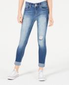 Indigo Rein Juniors' Ripped Rolled Skinny Jeans