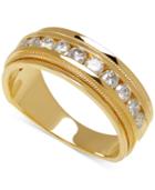 Men's Diamond Milgrain Band (1 Ct. T.w.) In 14k Gold