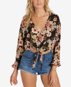 Billabong Juniors' Girl Crush Floral-print Top