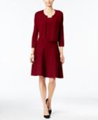 Charter Club Fit & Flare Sweater Dress With Bolero Jacket, Only At Macy's