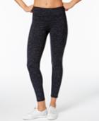 Calvin Klein Performance Heathered High-rise Cropped Leggings