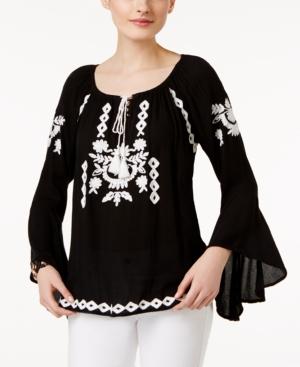 Jpr Embroidered Peasant Top