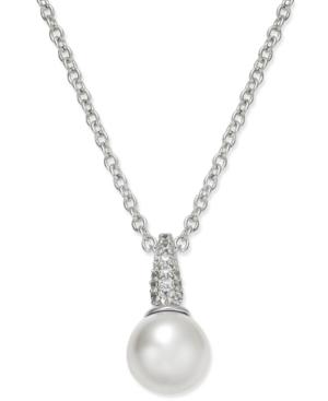 Danori Silver-tone Imitation Pearl Pendant Necklace, Created For Macy's