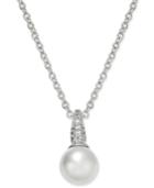 Danori Silver-tone Imitation Pearl Pendant Necklace, Created For Macy's