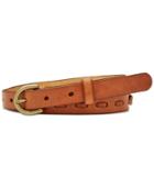 Fossil Vintage Chain Inlay Belt