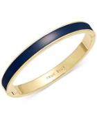 Kate Spade New York Gold-tone True Blue Idiom Bangle Bracelet