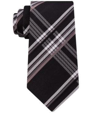 Kenneth Cole Reaction Men's Space Plaid Silk Tie