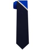 Tommy Hilfiger Men's Texture Panel Stripe Slim Silk Tie