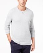 Tasso Elba Men's Geometric Jacquard T-shirt, Created For Macy's