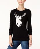 Charter Club Deer Graphic Sweater, Only At Macy's
