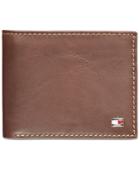 Tommy Hilfiger Men's Logan Zippered Leather Passcase Wallet
