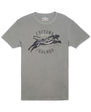 Lucky Brand Triumph Factory London Retro Logo T-shirt