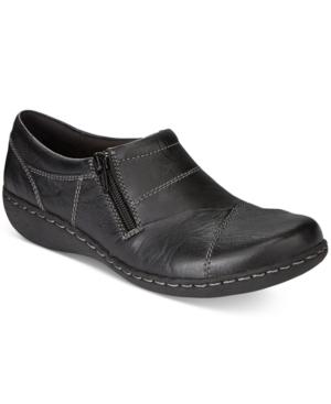 Clarks Women's Fianna Ellie Side-zip Flats Women's Shoes