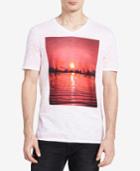 Calvin Klein Jeans Graphic V-neck Cotton T-shirt